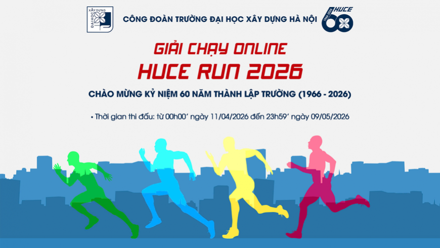Giải chạy HUCE Run 2026 chào mừng sự kiện H60